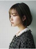 20代30代40代絶壁解消ひし形小顔前下がりショートボブ【越谷】