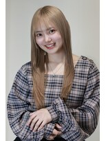 ステラ ヘア デザイン サロン(STELLA hair design salon)&nbsp;顔周りレイヤー×ミルクティーベージュ A