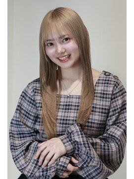 ステラ ヘア デザイン サロン(STELLA hair design salon) 顔周りレイヤー×ミルクティーベージュ A