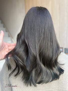 《姫路　Jillankh》オリーブグレージュ　ダブルカラー　髪質改善