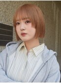 ◎切りっぱなしボブタッセルボブ顔まわりレイヤーボブミニボブ