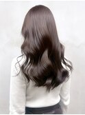 ロング大人ガーリー顔周りレイヤー韓国ヘア_ba579101