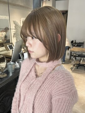 ノエル 池袋店(noel) manami×ミルクティーベージュ ブリーチなしダブルカラー