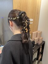 ガーデンタチカワネクスト(garden tachikawa next) ツインポニーアレンジパーティーセット編みおろし