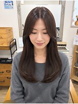 ヘアアトリエ ナイン 岡部店(hair atelier nine) ダークパープル/ナチュラルショート/ミルクブラウン/夏/福島市