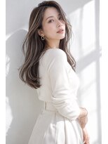 アッシュ 学芸大学店(Ash) ロング/大人女性/シアーグレージュ/白髪ぼかしハイライト/脱白髪