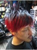 ブラックシルバー×レッド