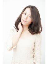 キープへアデザイン(keep hair design)&nbsp;大人可愛い☆セレブ風ミディアムボブ【keep hair desigin.木田】