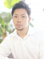 フラミューム(flammeum)&nbsp;おしゃれメンズのアップバングショートスタイル☆【平塚】