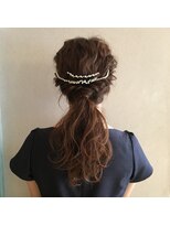 パーティーヘアセット 担当 伊原