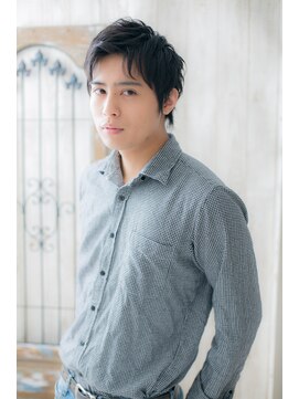 ダンディ館アダム 戸頭店 ソフトな質感★黒髪ショートa