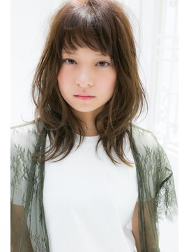 トキ(toto toki) ひし形シルエットのふわミディ【toki・:・フジモトヒロユキ】