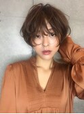 うざバングで小顔ショートに 藤沢