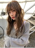 『AUSTIN』大人無造作カール×デザインカラー