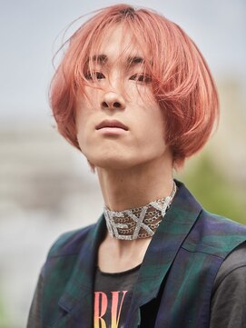 ノイ 経堂(noi) 韓流マッシュ×コーラルオレンジ[メンズ/マッシュ/経堂/経堂駅]