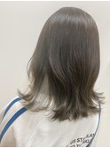 【渥美】グレージュ×インナーシルバー