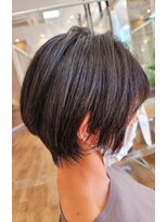 ヘアーズビースリー ポートサイド&nbsp;大人くびれショートｘベージュ　30代40代50代