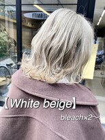 セシルヘアー(CECIL hair)&nbsp;CECIL 下北沢　ホワイトベージュ×ダブルカラー