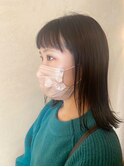 お手入れしやすい人気のミディアムスタイル【藤枝/髪質改善】