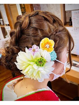 イデア 南守谷店(idea) 編み込みアップ