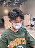 ツイストパーマ×マッシュアップバング