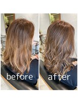 スピカ(SPICA)&nbsp;【ケアカラーコース】お客様施術事例