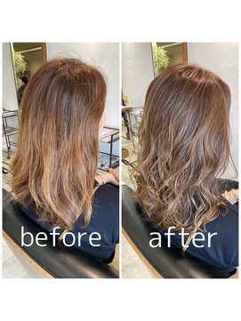 スピカ(SPICA) 【ケアカラーコース】お客様施術事例