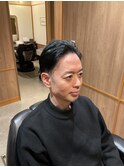 メンズナチュラルツーブロックスタイル［バーバー/眉毛カット］