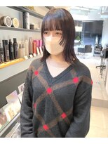 シータ(sheta)&nbsp;【表参道sheta中澤】ボブウルフ　ロングヘア　ココアベージュ