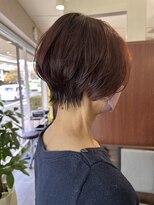 ブルー(blue)&nbsp;ピンクヘア　ショート　ショートボブ