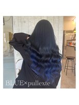 クラナ(clana)&nbsp;プルエクステでBLUEグラデーション