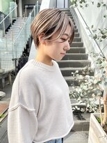 ヌード(NUDE) NUDEハンサムショート10代 20代 30代ウザバング耳だしショート