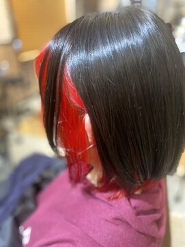 オーブ ヘアー リリー 博多2号店(AUBE HAIR lily) インナーレッド