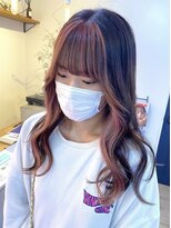 アーブル ヘアーアンドメイク(ARBRE) アンブレラカラーブリーチダブルカラーロングヘア