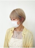 丸みショートまとまるショート　前髪あり