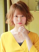 ロンドネートゥル 新潟(Lond naitre)&nbsp;トップふんわり外ハネボブベージュ