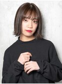 外ハネ×ボブ