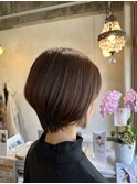 【簡単にきまる!大人女性の上品なショートボブ☆】