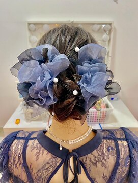 アマレット 東京駅八重洲店(amaretto) ボリュームリボン下めアップ