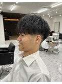縦落ちツイスパ×マッシュ