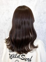 デミヘアー(Demi hair)&nbsp;マロンブラウン×波巻きウェーブ