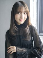 アイティーバイアルバム 下北沢店(IT by ALBUM)&nbsp;前髪グレーベージュレイヤーカットレイヤーロング_F0213