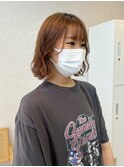 パーマ/切りっぱなしボブ