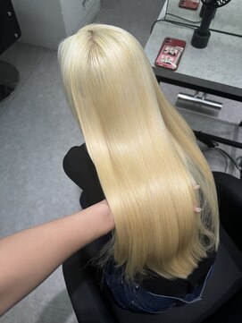 ペレ 渋谷(PELE) 黒髪/ボブルフ/ネビージュ/小顔/ワンレン/水戸/髪質改善/前髪