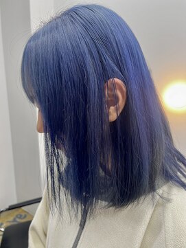 ネイビー(Navy) 色落ちもキレイにネイビーアッシュ