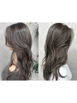 髪を優しくケアしながら透明感のあるカラーが叶う♪あなたの魅力を引き出すカラー技術で納得の仕上がりに。