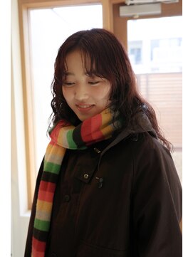 エミイ 鎌倉(eMii.) ウルフパーマ レイヤーパーマ レイヤー ミディアム 鎌倉美容室