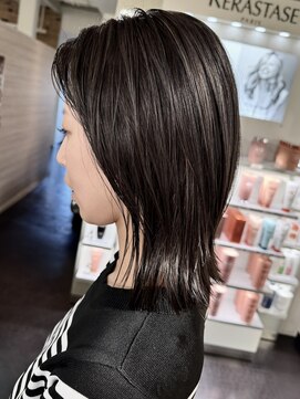 キャパジャストヘアー(CAPA just hair) 細めハイライトグレーベージュ