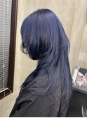 【number ulus】くらげヘア×ネイビー