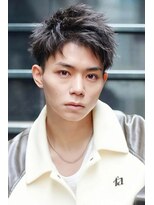 リークフー(Ree cu fuu)&nbsp;アップバンク爽やかショートツーブロックニュアンスパーマ